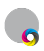 Aufkleber STAFIX®, statisch aufgeladen, 4/0-farbig bedruckt rund (kreisrund konturgeschnitten)
