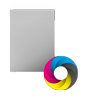 Aufkleber mit Weißdruck 4/0 farbig bedruckt mit freier Größe (rechteckig)