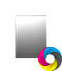 Block mit Leimbindung, DIN A1 quer, 100 Blatt, 5/0 farbig einseitig bedruckt (CMYK 4-farbig + 1 Sonderfarbe HKS oder Pantone)