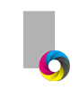Multiloft-Visitenkarten hoch 50 x 90 mm beidseitig folienkaschiert matt mit einseitig partieller UV-Lackierung, 4/4 farbig (beidseitiger Druck)